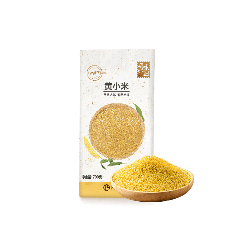 加量45%不加价，内蒙古赤峰黄小米700克