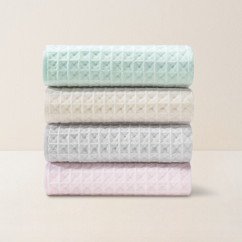 【新疆棉】宝宝也能用，全棉华夫格毛巾